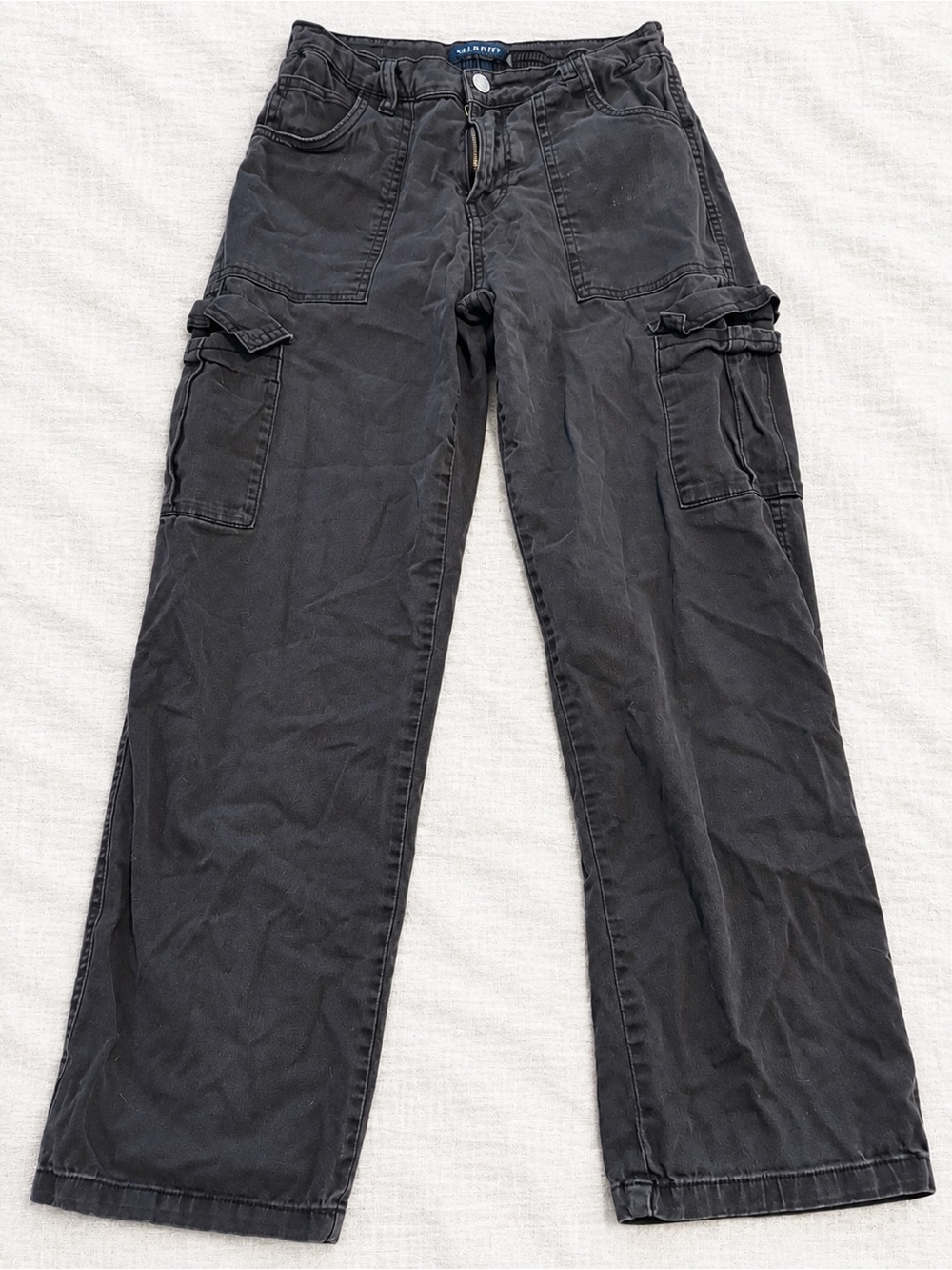 Aéropostale Mid Rise Utility Cargo Pants Black Y2K Women’s Small